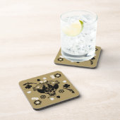 Poker Themed Lucky Getränkeuntersetzer (Rechte Seite)