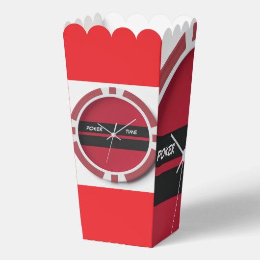 Poker Time Popcorn Geschenkschachtel (Rückseite)