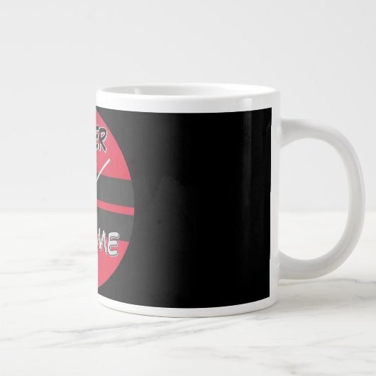 Poker Time Red Black Jumbo-Tasse (Rechts)