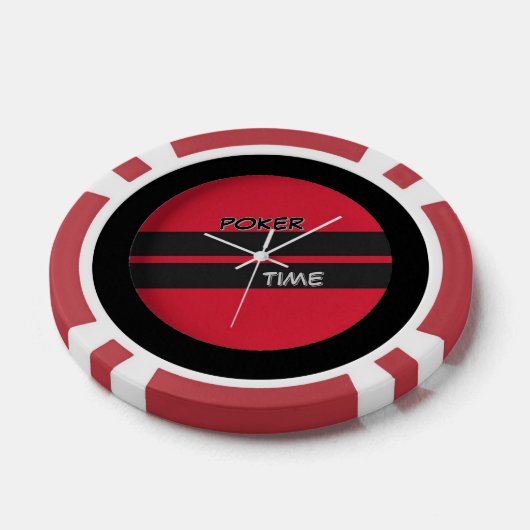 Poker Time Red Black Pokerchips (Einzeln)