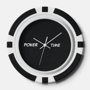 Poker Time Schwarz Weiß Pokerchips