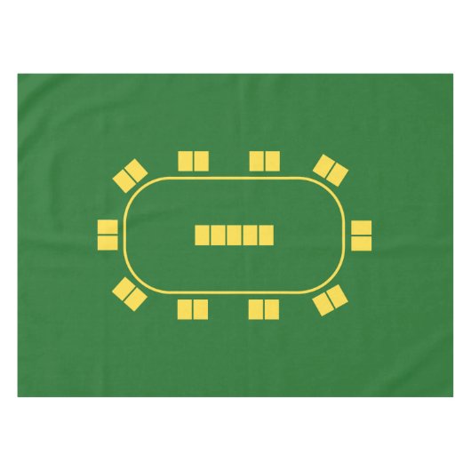 Poker-Tischplatte Tischdecke (Vorderseite (Horizontal))