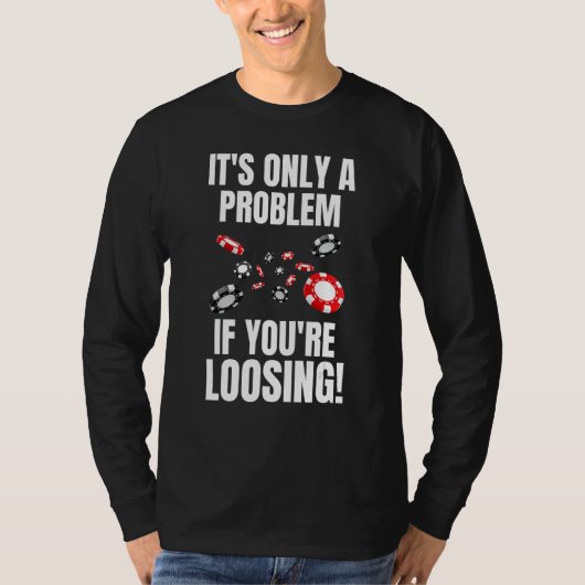 Poker Token  &  Casino Chip T-Shirt (Vorderseite)