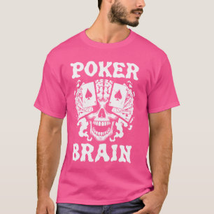 Poker-Totenkopfkarten Zocker Glücksspiel Texas Hol T-Shirt
