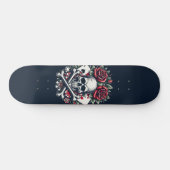 Poker-Totenschädel Skateboard (Horizontal)