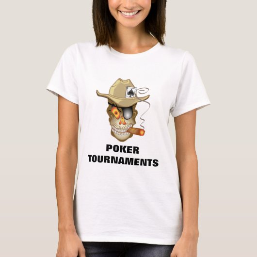 POKER TOURNAMENS T-Shirt (Vorderseite)