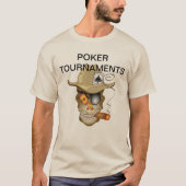 POKER TOURNAMENS T-Shirt (Vorderseite)