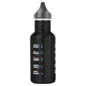 Poker Trinkflasche (Links)