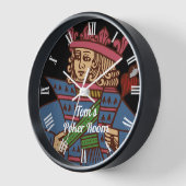 Poker-Uhr - Anpassbar - King Uhr (Winkel)
