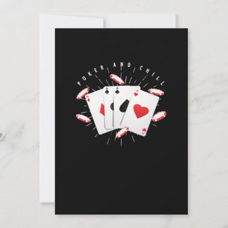 Poker und Kill Spielkarten Casino Glücksspiel Gesc Einladung