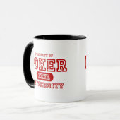 Poker-Universität Tasse (Vorderseite Links)