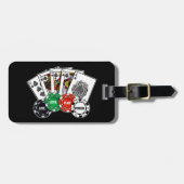 Poker v1 gepäckanhänger (Vorderseite horizontal)