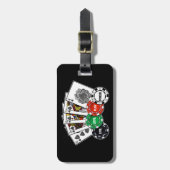 Poker v1 gepäckanhänger (Vorderseite vertikal)