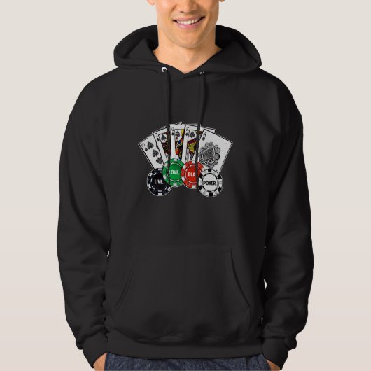 Poker v1 hoodie (Vorderseite)