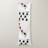 Poker - vier von einer Art - fünf und acht Seitenschläferkissen (Vorderseite Vertikal)