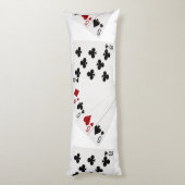 Poker - vier von einer Art - fünf und acht Seitenschläferkissen (Rückseite (Vertikal))