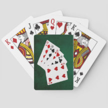 Poker - vier von einer Art - Zehn und sechs