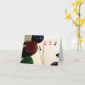 Poker-Zeit Karte (Gelbe Blume)