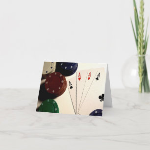 Poker-Zeit Karte