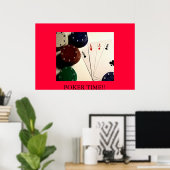 POKER ZEIT! POSTER (Heimbüro)