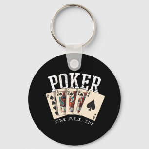 Poker-Zitat für Glücksspieler Schlüsselanhänger