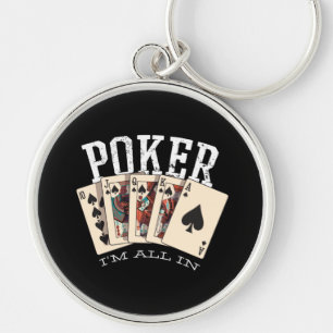 Poker-Zitat für Glücksspieler Schlüsselanhänger