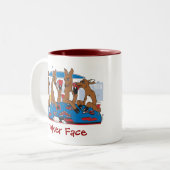 Poker Zweifarbige Tasse (Vorderseite Links)