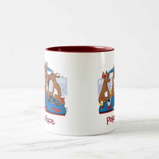 Poker Zweifarbige Tasse (Mittel)