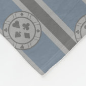 Pokerchip Fleecedecke (Ecke)