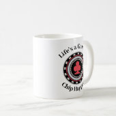 Pokerchip Kaffeetasse (VorderseiteRechts)