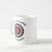 Pokerchip Kaffeetasse (Vorderseite Links)