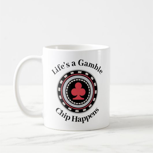 Pokerchip Kaffeetasse (Links)