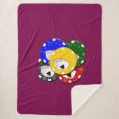 Pokerchip-Sherpa-Decke Sherpadecke (Vorderseite)