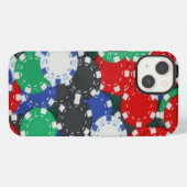 Pokerchips iPhone Hülle (Rückseite (Horizontal))