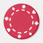 Pokerchips Magnet (Vorne)