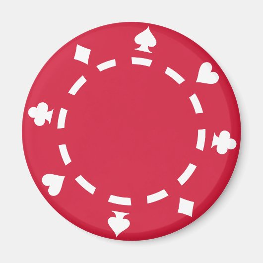 Pokerchips Magnet (Vorne)