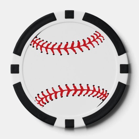 Pokerchips mit Baseball-Design (Vorderseite)