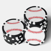 Pokerchips mit Baseball-Design (Stapel)