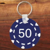 Pokerchips Schlüsselanhänger (Vorderseite)