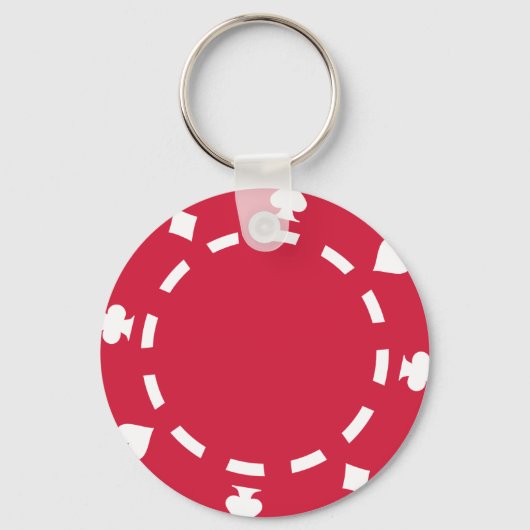 Pokerchips Schlüsselanhänger (Vorderseite)