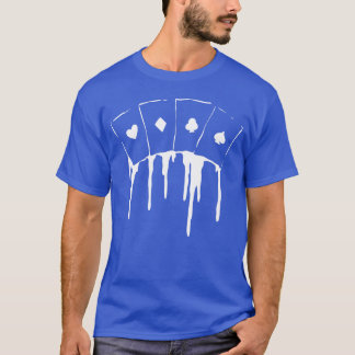 Pokerkarte Sucht nach Spielgeschenk Freund Freunde T-Shirt