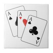 Pokerkarten Fliese (Vorderseite)