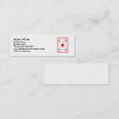 Pokerkartenas Mini Visitenkarte (Vorne/Hinten)