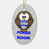 Pokerraum Keramik Ornament (Links)