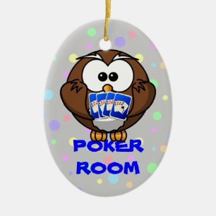 Pokerraum Keramik Ornament