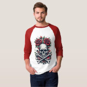 Pokerschädel T-Shirt (Vorne ganz)