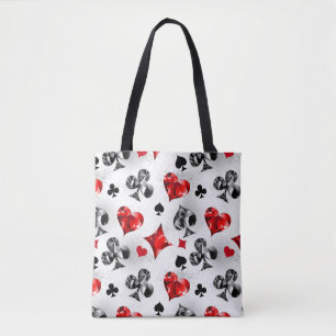 Pokerspieler Glücksspieler Spielkartensymbole Las Tasche