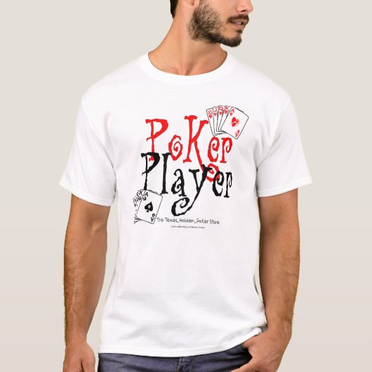 Pokerspieler T-Shirt (Vorderseite)