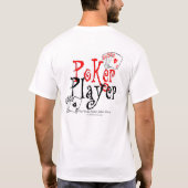 Pokerspieler T-Shirt (Rückseite)