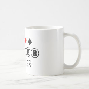 Pokerspieler Tasse